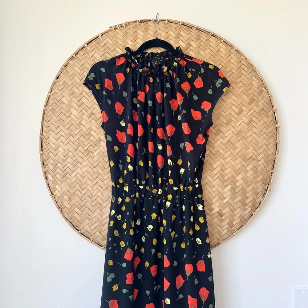 GORGEOUS WOMEN’S BANANA REPUBLIC CALIFORNIA POPPY GARDEN PARTY DRESS - Picture 6 of 13